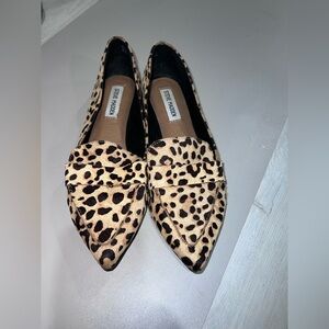 Womens Steve Madden Carver Slip On Loafers, Leopard